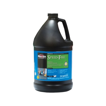 Black Jack Speed-Fill Gloss Black Water-Based Rubberized Asphalt Crack Filler 3.6 qt 6438-9-34